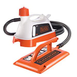 BLACK+DECKER | Wallpaper Steamer Stripper with Pad, 2400 W, Removes Vinyl, Multi-Layered, Painted and Textured coatings, KX3300T-GB, Black/Orange