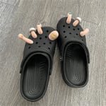 Skor Tår Berlocker Träskor Dekoration, Crocs Tillbehör Onormal form Tå Sko Dekoration Berlocker För Gag Roliga presenter Skin