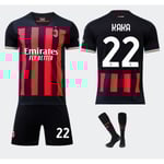 Ac Milan hemmafotbollströja träningsdräkt 22/23 Ibrahimovic Z 22-kaka XS