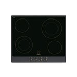 Electric ceramic hob with 4 heating fields P864AO