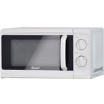 SMAD Countertop Small Digital Microwave Oven 17L 700W Defrost Function White