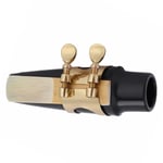 Alto Saxofon Munstycke i ABS med Lock, Metallspänne, Reed Pads, Musikinstrument