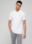 Levi's Housemark Logo Polo Shirt - White, White, Size S, Men
