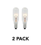 2x Cooker hob 40W E14 SES hood extractor light bulbs Small Edison Screw