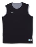 JAKO Men's Change 2.0 Reversible Jersey, Black/Stone, S