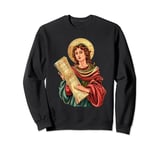 Saint Philomena Holding A Scroll Sweatshirt