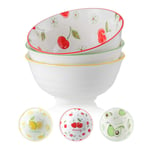 Porcelain Large Serving Bowls - Salad Soup Noodle Ramen Bowls - Big Cereal Pasta Bowl Set - 3 Pack Large Capacity Ceramic Bowl Sets -Microwave & Dishwasher Safe - 8inch（57oz/1.8 Quart)