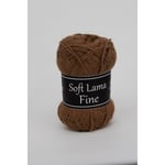 Soft Lama Fine Garn Babylama 50 g Svarta Fåret