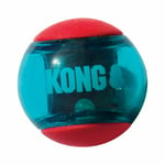 Kong Squeeze Action Ball Large 2 Pk Rubber,durable Bouncy,squeaky,branded