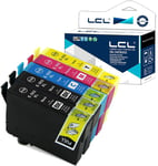 LCL Compatible Cartouche d'encre 502 XL 502XL C13T02W14010 (2 Noir 1 Cyan 1 Magenta 1 Jaune) Remplacement pour Epson suivants XP-5100 XP-5105 WF-2860 WF-2865