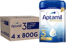 Aptamil Advanced - 3 Formula Toddler Milk 4 x 800g - BBE 11/2025