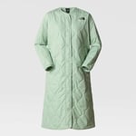 The North Face Women's Ampato Quilted Long Jacket Misty Sage (859G I0G)