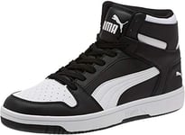 PUMA Homme Mise en Page de Rebond Basket, Noir/Blanc, 41 EU