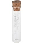 48 St Just Married Glasrör Med Kork 10 Cm