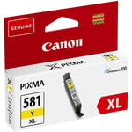 Genuine Canon CLI-581XL Yellow Ink Cartridge for Canon Pixma TS8150 TR7550 Box