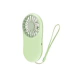 Portable Pocket Fans USB Charge Mini- Hold Fans Student Outdoors Bring Sika Portable Small Fan DC Mini Air Cooler Ventilador 79 * 27 * 151mm-Green