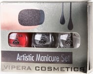 Vipera_Set Artistic Manicure Nail Polish Set 06 Dracula 3X5.5Ml