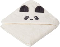 LIEWOOD Albert Håndklæde med Hætte, Panda Creme De La Creme