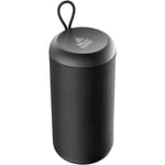 Music Sound - Speaker Vertical Enceinte Bluetooth 5.0 Portable 5 Watts de Puissance Emplacement Micro SD Portée 10Mt. Autonomie Batterie 4h et Charge 1,5h Black