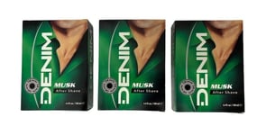 Denim Aftershave Musk 100ml Bottle - TRIPLE PACK