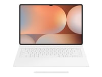 Samsung Ef-Dx925 - Tangentbord Och Foliefodral (Bokomslag) - Ai-Nyckel - Med Pekplatta - Trådlös - Pogo Pin, Bluetooth - Vit Tangentbord, Vit Fodral - För Galaxy Tab S10 Ultra, Tab S9 Ultra