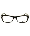 Ray-Ban Cats Eye Womens Havana & Transparent Glasses - Brown - One Size