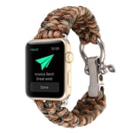 Apple Watch Series 4 40mm braided rope watch strap - Jungle Camouflage