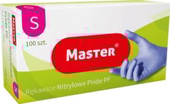 Master Master Blå Nitrilhandskar S 100 St