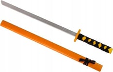 Leantoys Träsvärd Orange Rekvisita För Riddare 73 Cm Lean Toys
