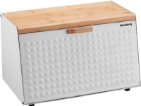 Klausberg wooden and steel bread box (KB-7468)