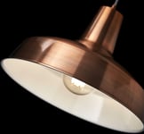 Moby, Pendel lampe, Sp1, metal by Ideal Lux (D: 35 cm. x H: 35 cm., Kobber)