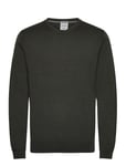 100 % Merino V-Neck Knit Khaki Lindbergh Black