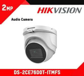 Hikvision Full HD CCTV camera built in mic audio 2MP surveillance IR light AOC