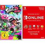 Splatoon 2 [Nintendo Switch] + Switch Online 12 Mois [Download Code]