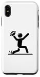 Coque pour iPhone XS Max Touchdown Celebration Funny Stickman Football Sport