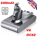 6400mAh for Dyson V6 Battery SV03 DC58 DC59 DC62 Handheld Vacuum Cleaner