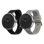 Silicone Watch Strap Set for Withings ScanWatch 38mm Steel HR 36mm Move ECG