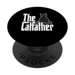 Cat Dad The Catfather Joli chat noir Father Kitty Daddy PopSockets PopGrip Interchangeable
