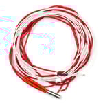 123-3D keramisk värmepatron | 24V | 40W | 125cm + 123-3D thermistor | 100K | 125cm