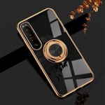 Xperia 1 VI Elegant & Stöttåligt Skal med Ringhållare Flawless - Svart