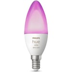 Philips Hue Colour/White 5.3W B39 Candle E14 Bulb