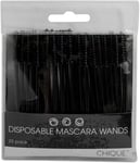 CHIQUE Cosmetics 25 Disposeable Eyelash Eyebrow Brow Mascara Wands Black