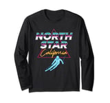 North Star California - USA Ski Resort 1980s Retro Long Sleeve T-Shirt