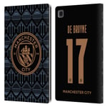 Head Case Designs Officially Licensed Manchester City Man City FC Kevin De Bruyne 2020/21 Players Away Kit Group 1 Leather Book Wallet Case Cover Compatible With Galaxy Tab A7 10.4 (2020)