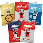 100 FLAVIA LAVAZZA COFFEE MIXED CASE DRINK SACHETS. FOR USE WITH FLAVIA COFFEE MACHINE