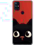 OnePlus Nord N10 5G Genomskinligt Skal Lekfull Kisse