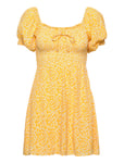 Domenica Mini Dress *Villkorat Erbjudande Dresses Party Gul Faithfull The Brand