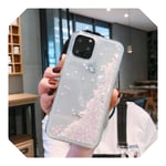 A51 A71 A81 A30 A40 A50 A70 Glitter Case Pink Liquid Sand TPU Cover for Samsung S20 Ultra Note 10 Lite S7 S8 S9 S10 5G S20 Plus-White-S20