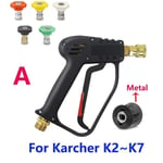 Pour Karcher - Pistolet De Lavage Haute Pression, Pour Nettoyage De Voiture, Pour Parkside Karcher K2 K3 K4 K