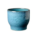 Knabstrup Keramik urtepotteskjuler Ø12,5 cm Dusty blue